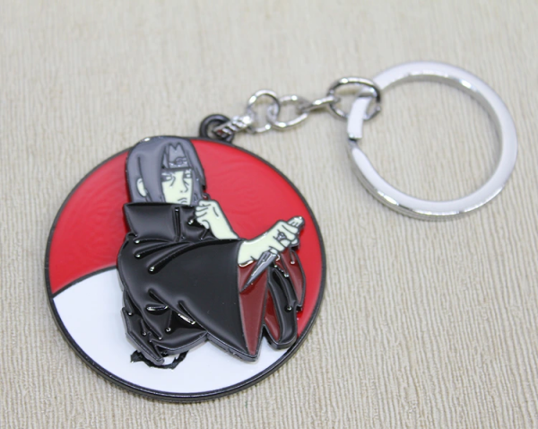 Metal Dönen Itachi Uchiha Anahtarlık