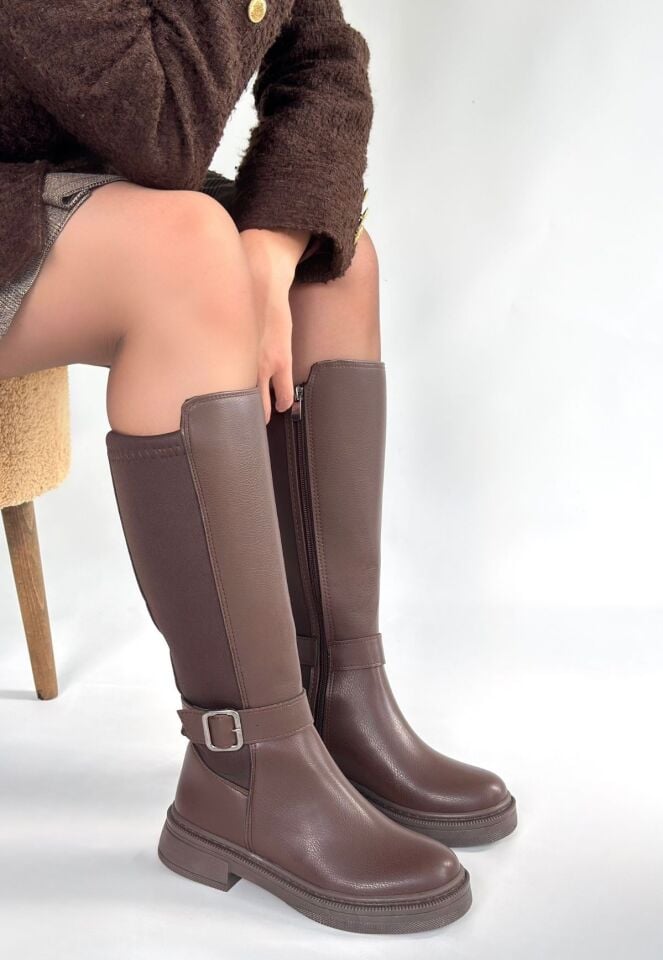 Zinda Kahverengi Cilt Çizme