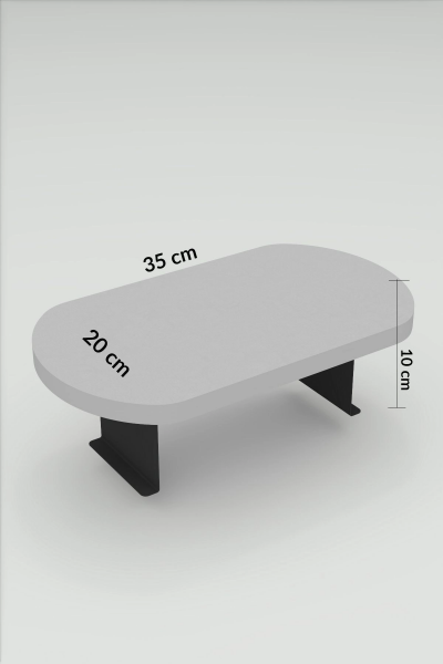 Yan Sehpa Ayarlanabilir Tepsi OVAL Dekoratif Modern Yatay Dikey Koltuk Sehpası BENDİR