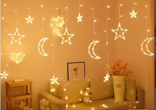 Ay Yıldız Perde Led 3m