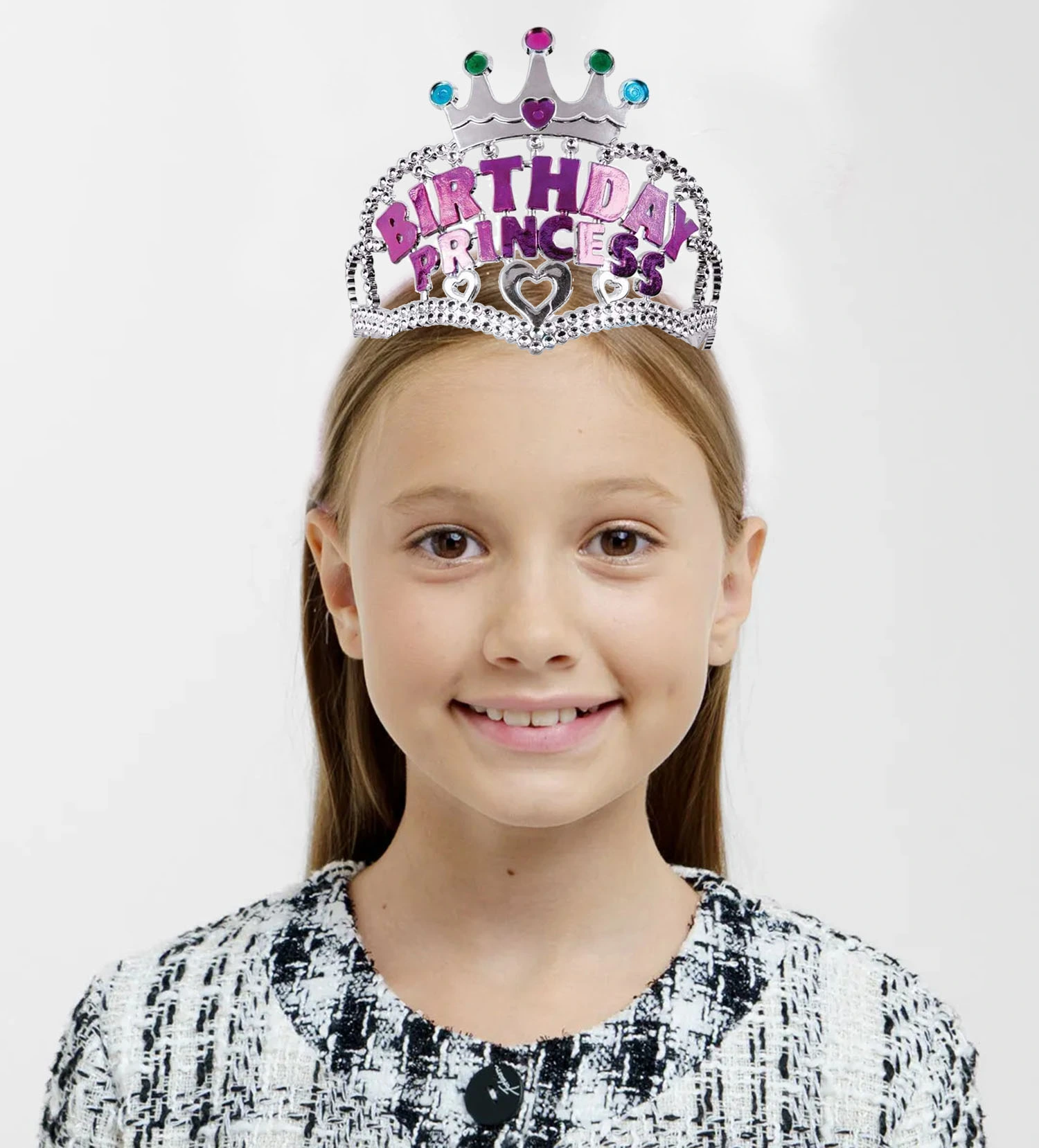 Birthday Princess Yazılı Çocuk Parti Tacı