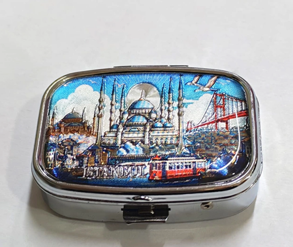 İstanbul Temalı İlaç Kutusu - Model 3