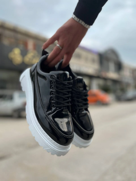 KB-702 Kuback Siyah Rugan Günlük Erkek Ayakkabı