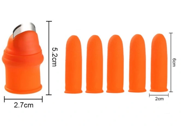 Pratik Baş Parmak Sebze Kesme Ayıklayıcı Erkek L Set