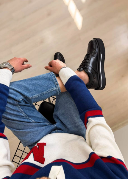 KB-04 Kuback Kömür Cilt Günlük Erkek Ayakkabı