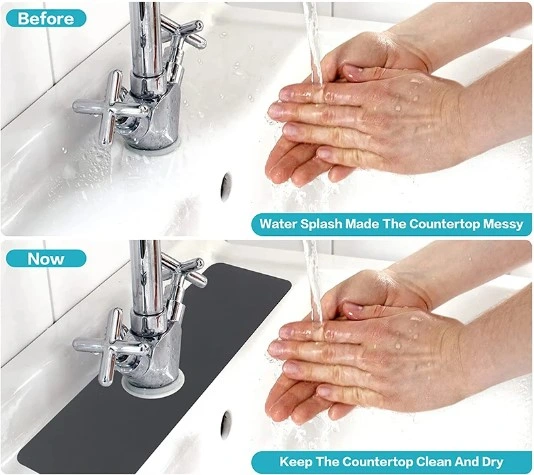Su Emici Sihirli Lavabo Kenar Matı