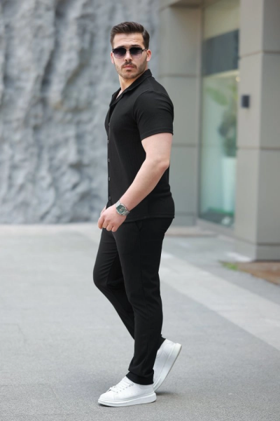 Erkek Ottoman Kumaş Pantolon Gömlek Takım