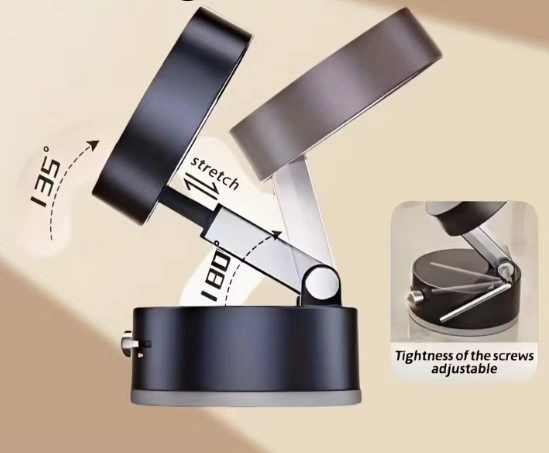 Mıknatıslı Katlanabilir Telefon Tutucu - Torpido ve Cam Uyumlu