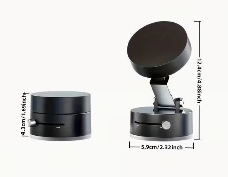 Mıknatıslı Katlanabilir Telefon Tutucu - Torpido ve Cam Uyumlu