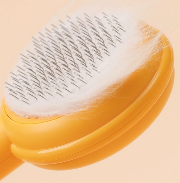 Hamburger Şekilli Otomatik Temizlenen Evcil Hayvan Tarağı