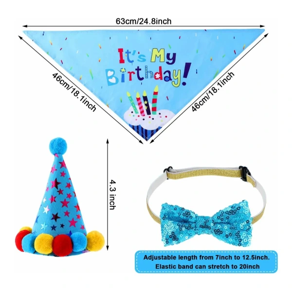 Köpekler İçin Doğum Günü Partisi Seti