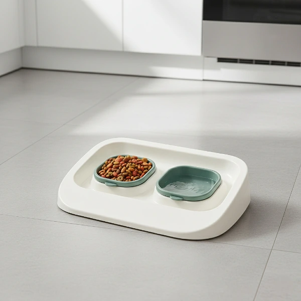 Mikopet Yeşil 2'si 1 Arada Mama Ve Su Kabı