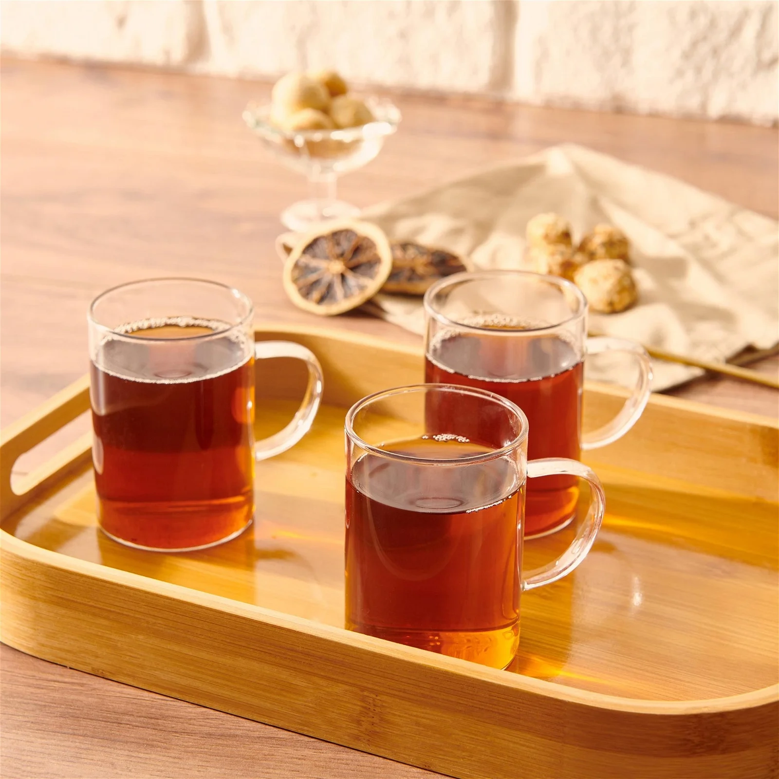 DecoHandy 6'lı Cam Kupa 200 ml