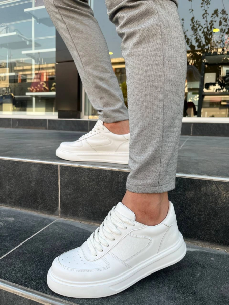 KB-DX8 Kuback Beyaz Deri Günlük Erkek Ayakkabı