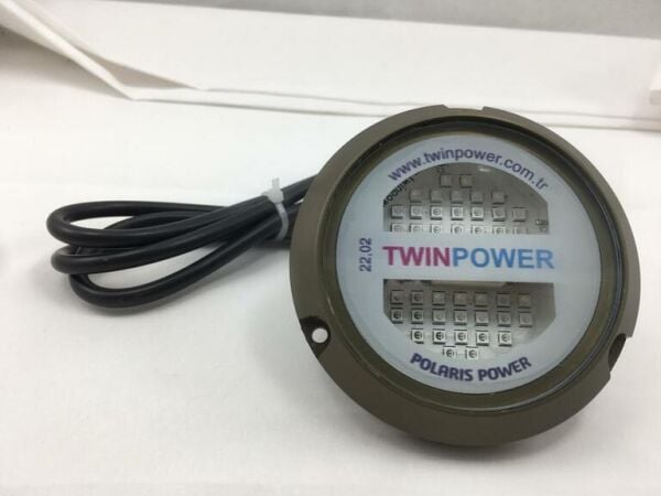 TWINPOWER 40W Alüminyum Su altı MAVİ-BEYAZ İki Renk Kullanım