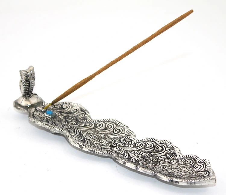 Metal Kayık Baykuş Tasarımı Tütsülük Model 2
