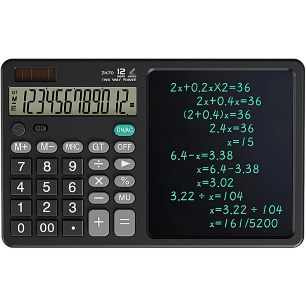 LCD Yazı Ekranlı Hesap Makinesi