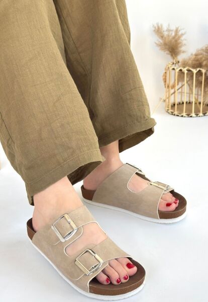 Rıno Ten Nubuk Terlik