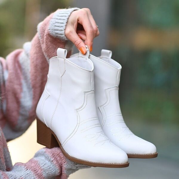 Akver Bej Cilt Topuklu Bot